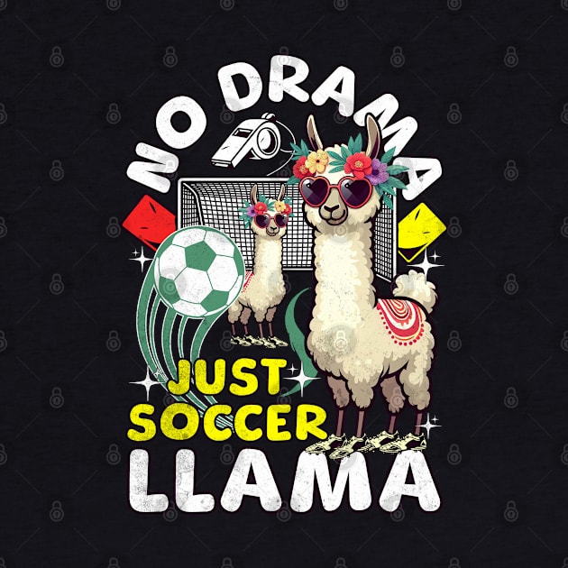 Soccer Girl Llama by alcoshirts
